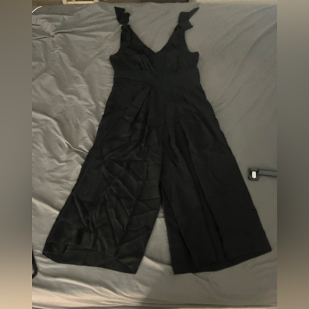 J. Crew Black Sleeveless Jumpsuit